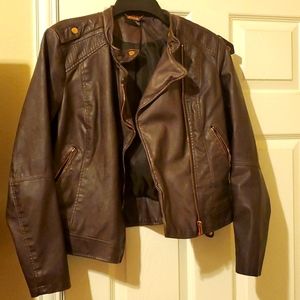 Cute little fun leather jacket